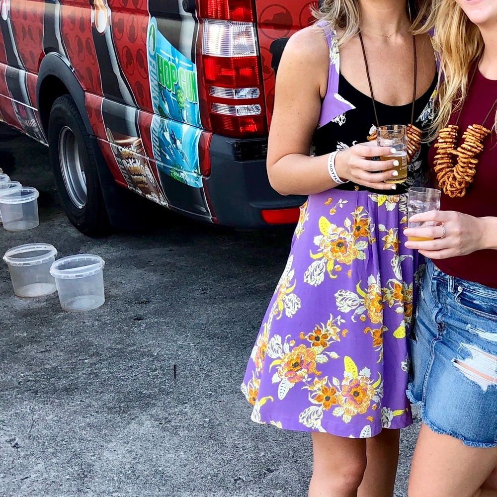 Floral Lavender Cutout Dress Free People